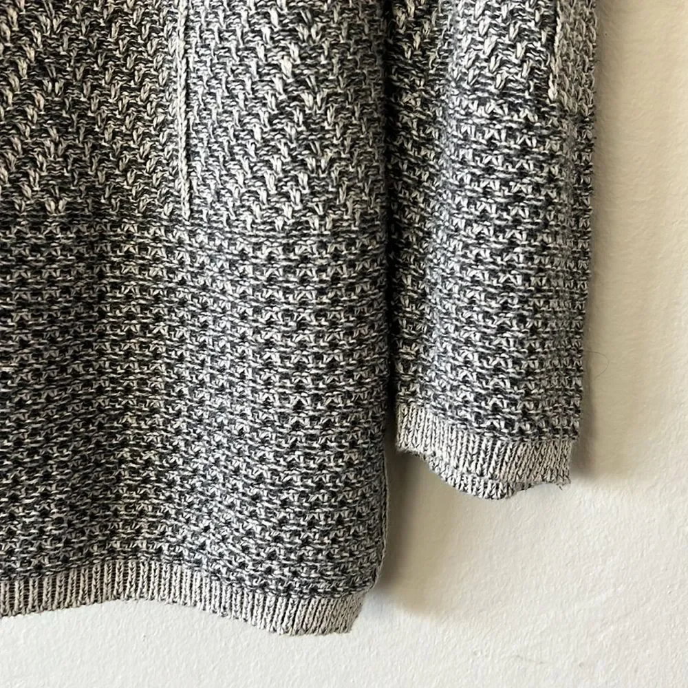 Eight Eight Eight Women's Mock Neck Gray Marble Thread Sweater
